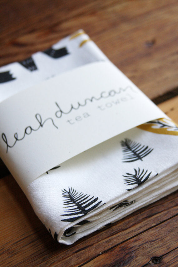 Territory Tea Towel White