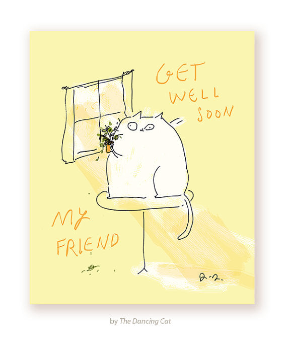 Get Well Soon My Friend Greeting Card