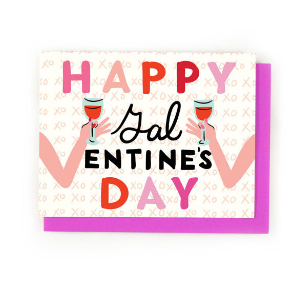 Happy Galentine's Day Greeting Card