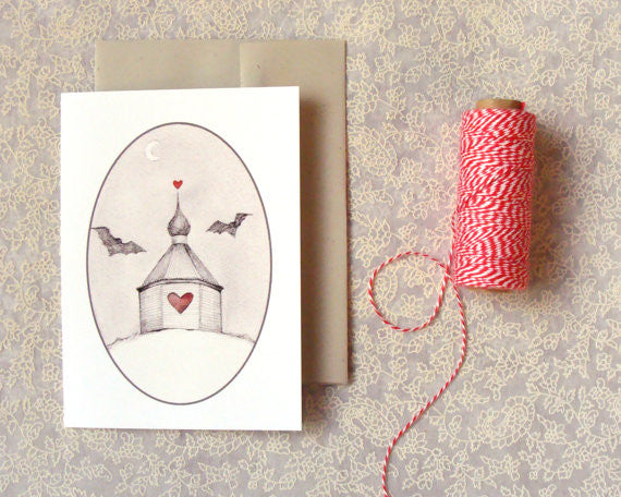 Batty Love - Greeting Card