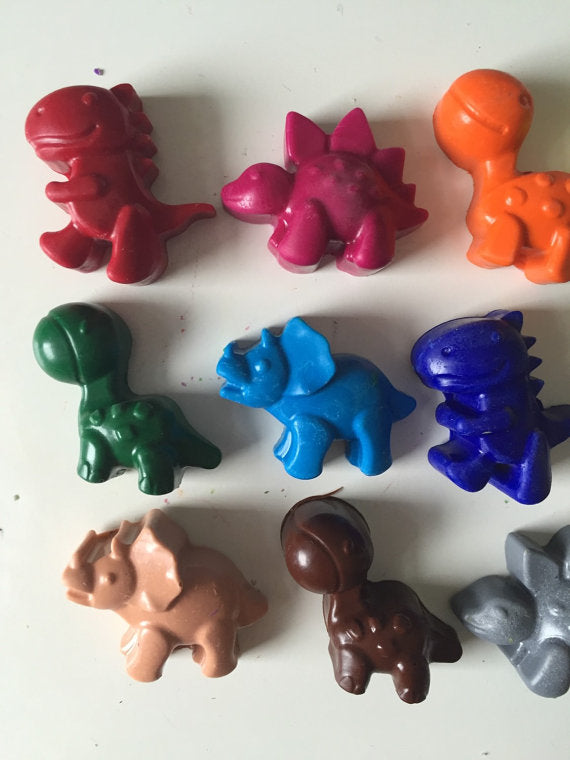 Eco Friendly Dinosaur Crayons