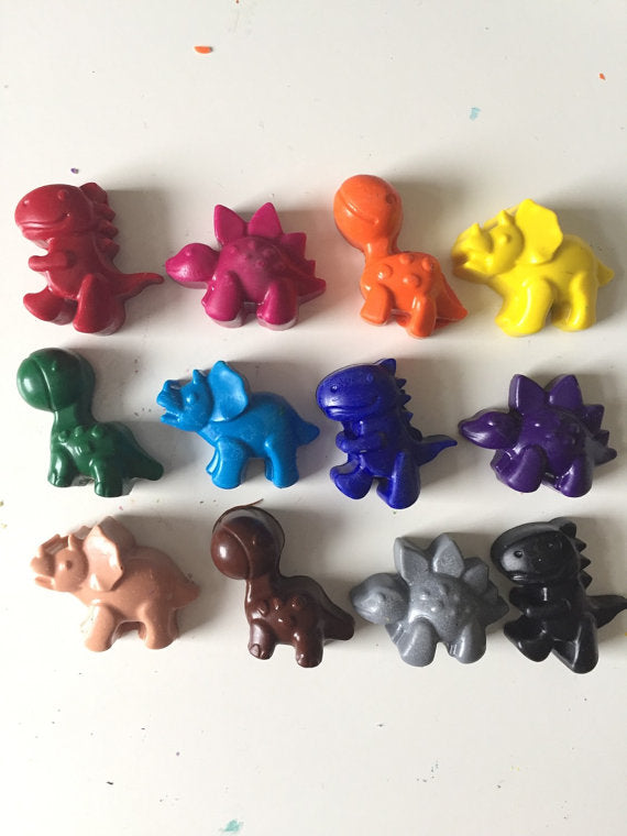 Eco Friendly Dinosaur Crayons