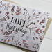 Happy Thanksgiving Floral Greeting Card