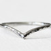Hammered Chevron Ring - Sterling Silver