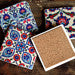 Turkish Tile Coasters // Set of 4