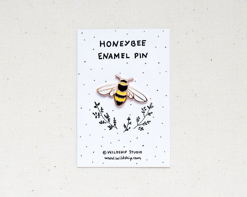 Honey Bee Enamel Pin