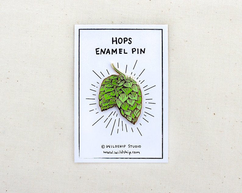 Hops Enamel Pin