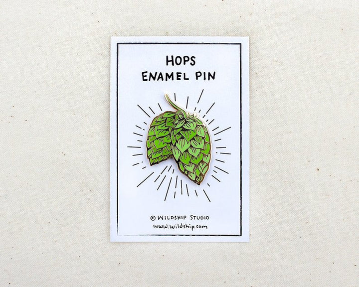 Hops Enamel Pin