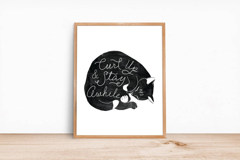 Curl Up And Stay Awhile 8x10 Print