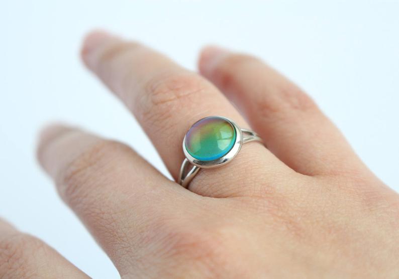 Mood Stone Ring - Silver