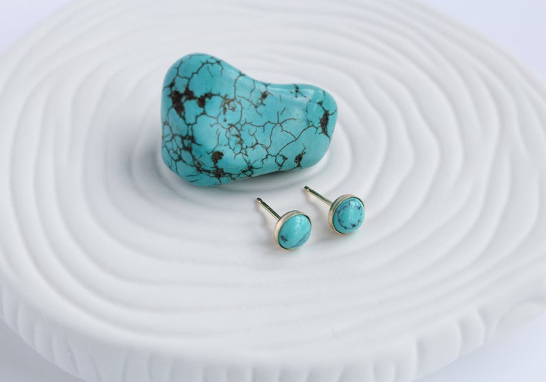 Turquoise Stone Earrings
