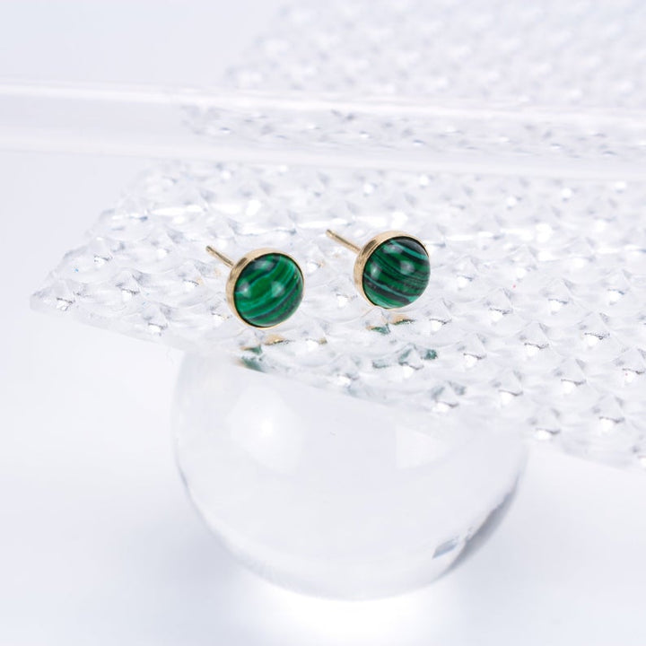Malachite Stone Earrings