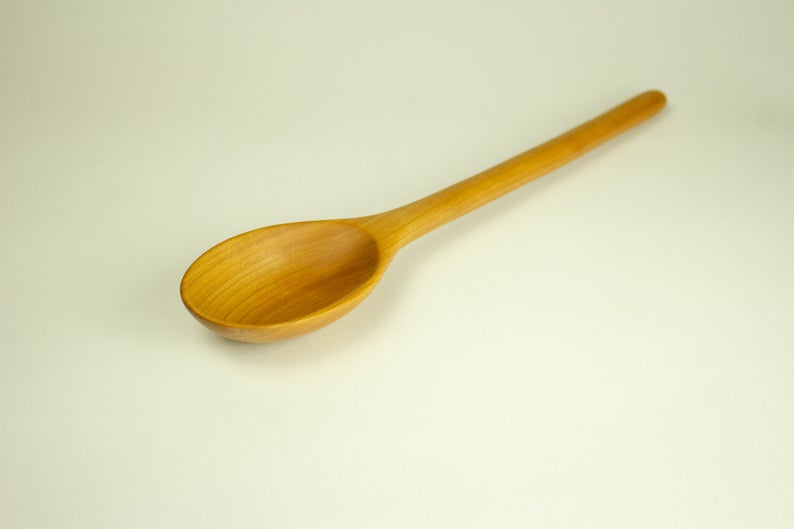 Cherry Wood Condiment and Serving Spoon
