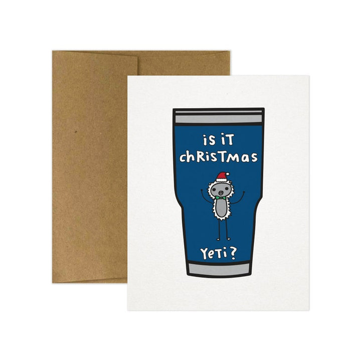 Is it Christmas Yeti Holiday Card