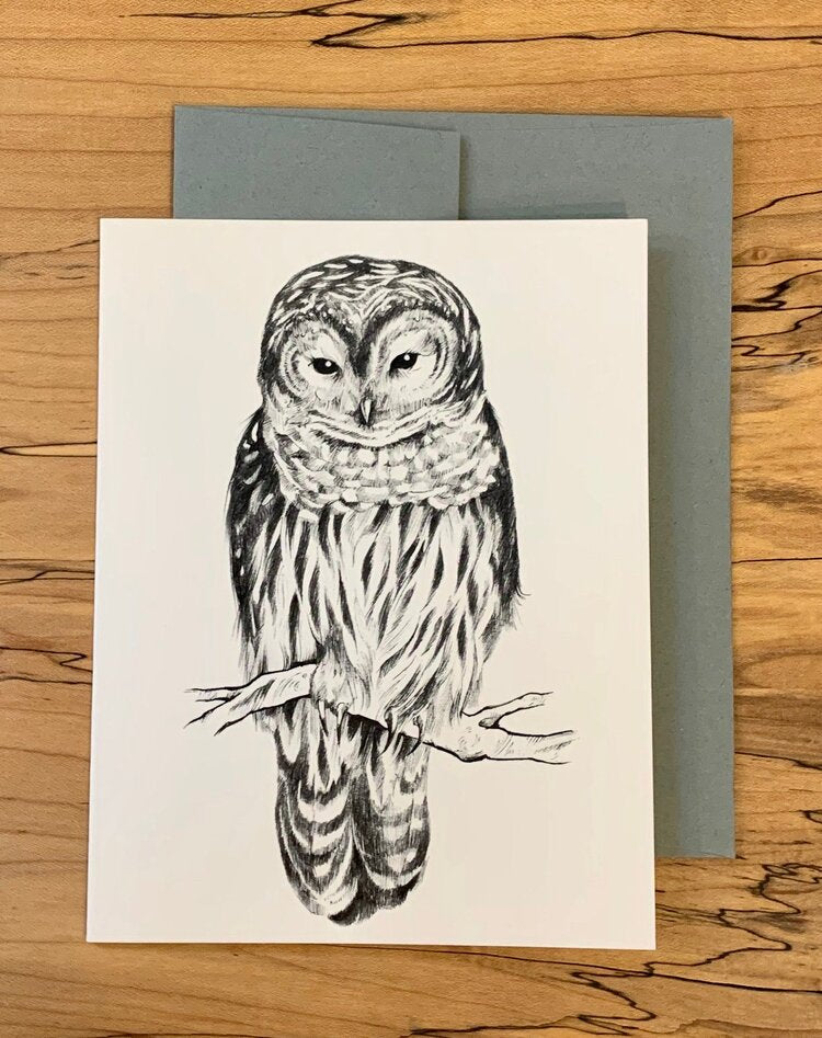 Barred Owl Greeting Card