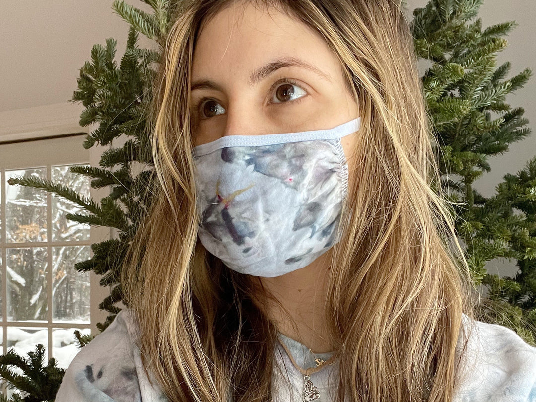 Tie Dyed Cotton Masks - Assorted Colors