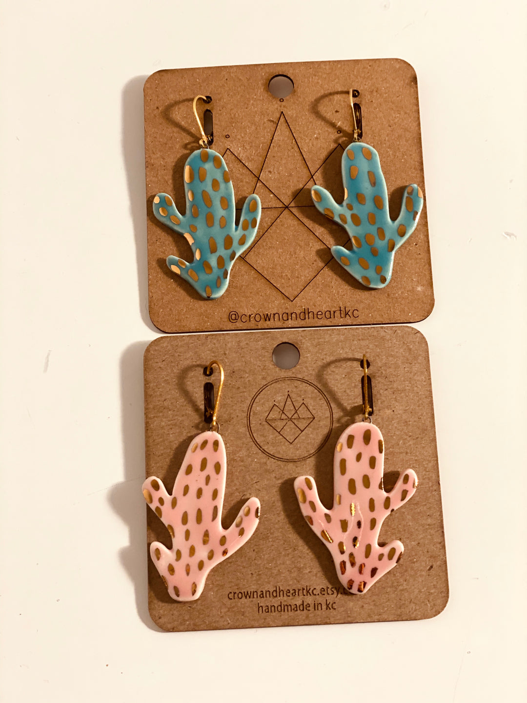 Cactus Porcelain Earrings