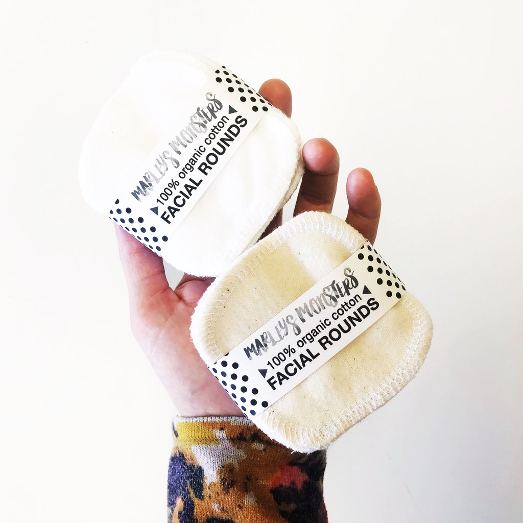 Reusable Facial Rounds - Organic Cotton