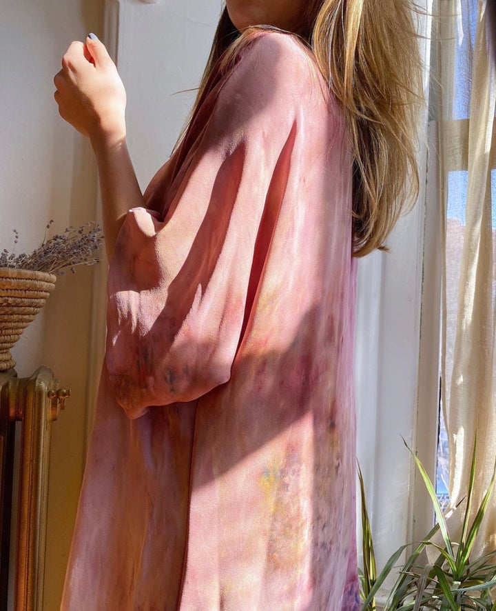 Silk robe