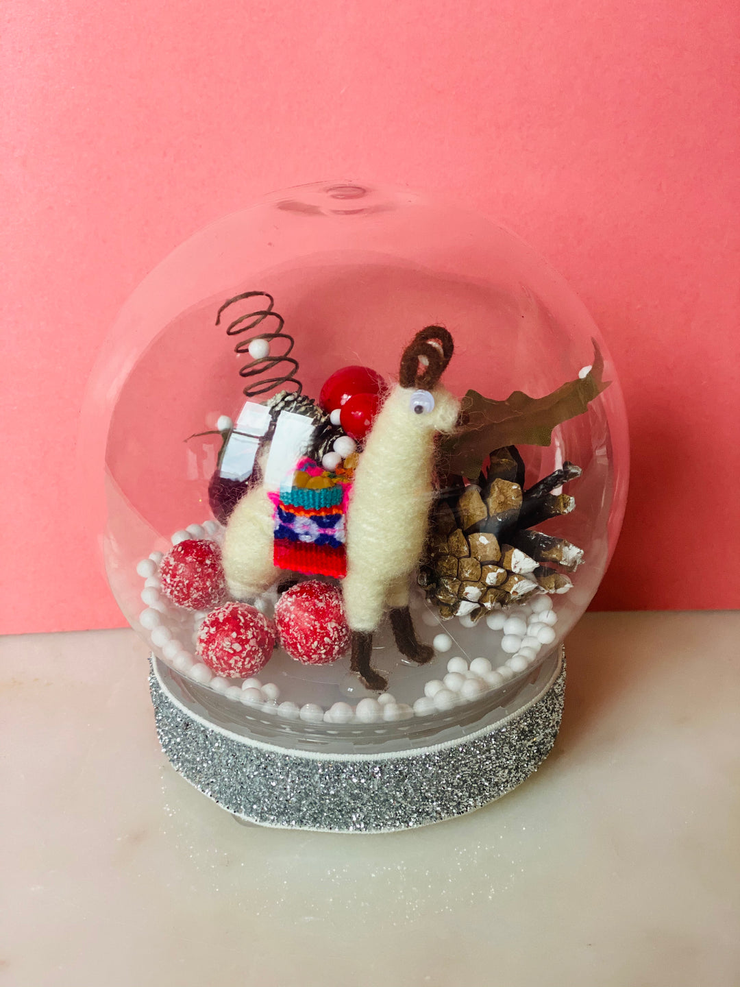 Llama Snowglobe