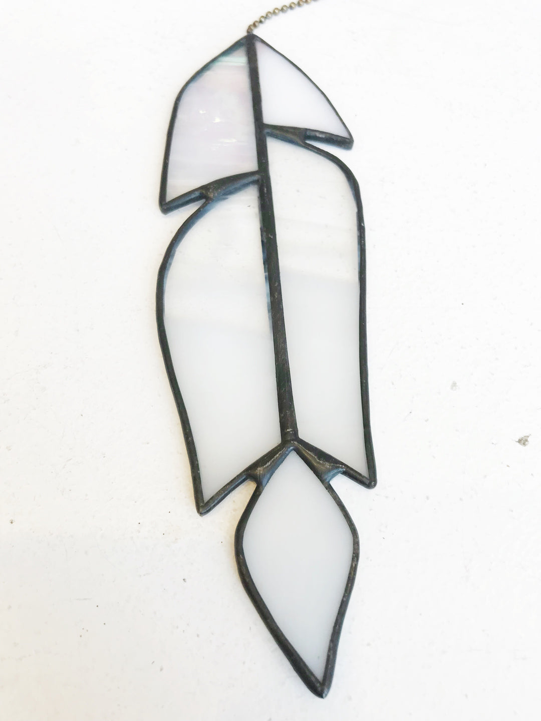 Stained Glass Feathers, Beach Palette