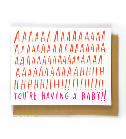You're Having A Baby Greeting Card