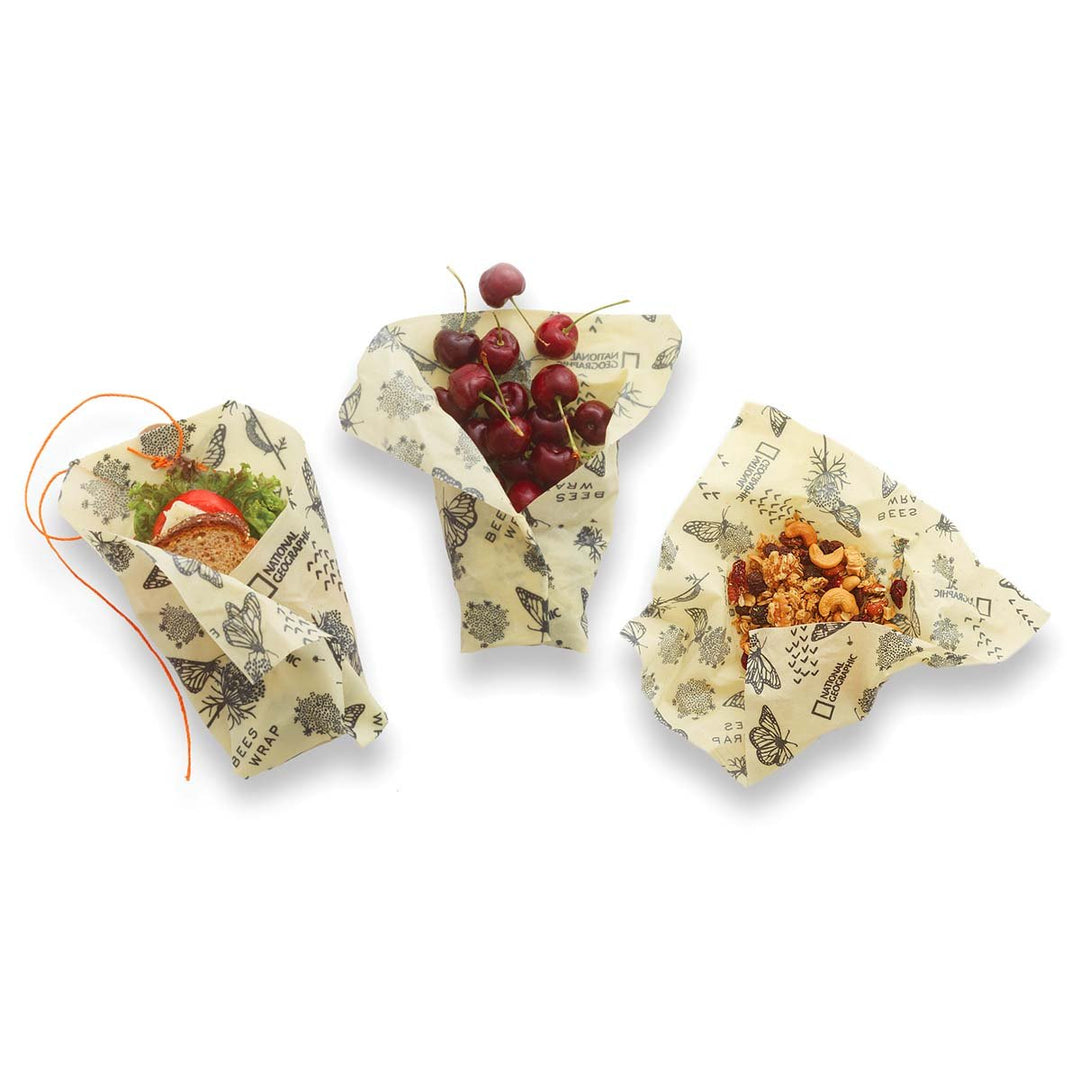 Explorer Pack In National Geographic Print  Bee's Wrap