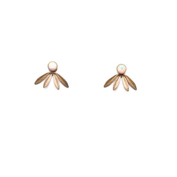 Laurel Jackets with Opal Studs