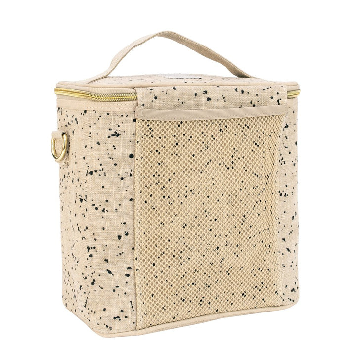 Linen Splatter Lunch Poche