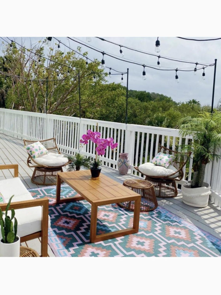 Lhasa - Green Indoor/Outdoor Rug