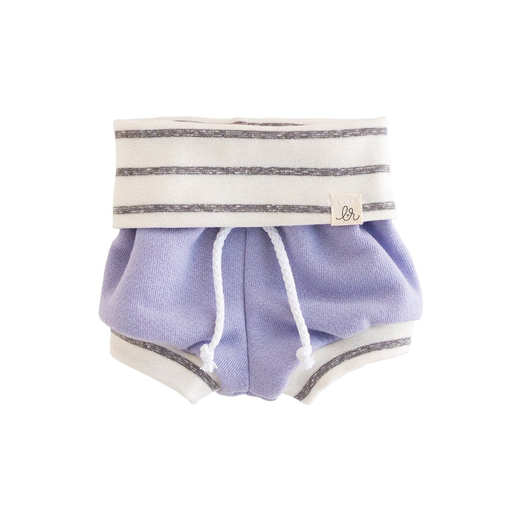 Lavender and Coastal Stripe Beach Shorties
