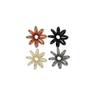 Brunette Mini Hair Coils- Set of 8