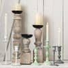Small Mint Empire Taper Candle Holder