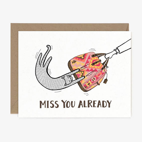 Miss You Already - Card