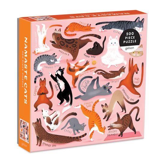 Yoga For Cats 500 Piece Puzzle