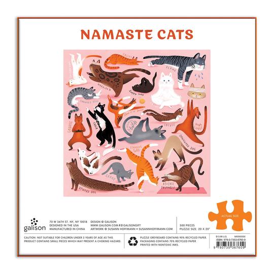 Yoga For Cats 500 Piece Puzzle