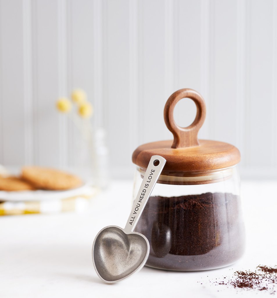 2 tablespoon heart coffee scoop