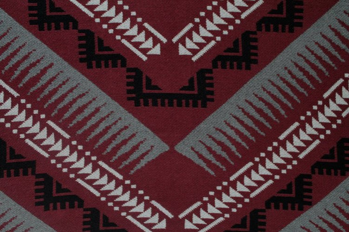 Phoenix Cabernet/Black/Dove/Pewter Throw