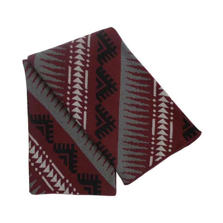 Phoenix Cabernet/Black/Dove/Pewter Throw