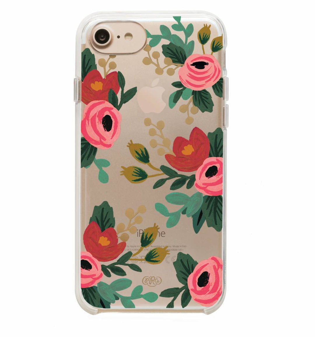 Clear Rosa iphone case