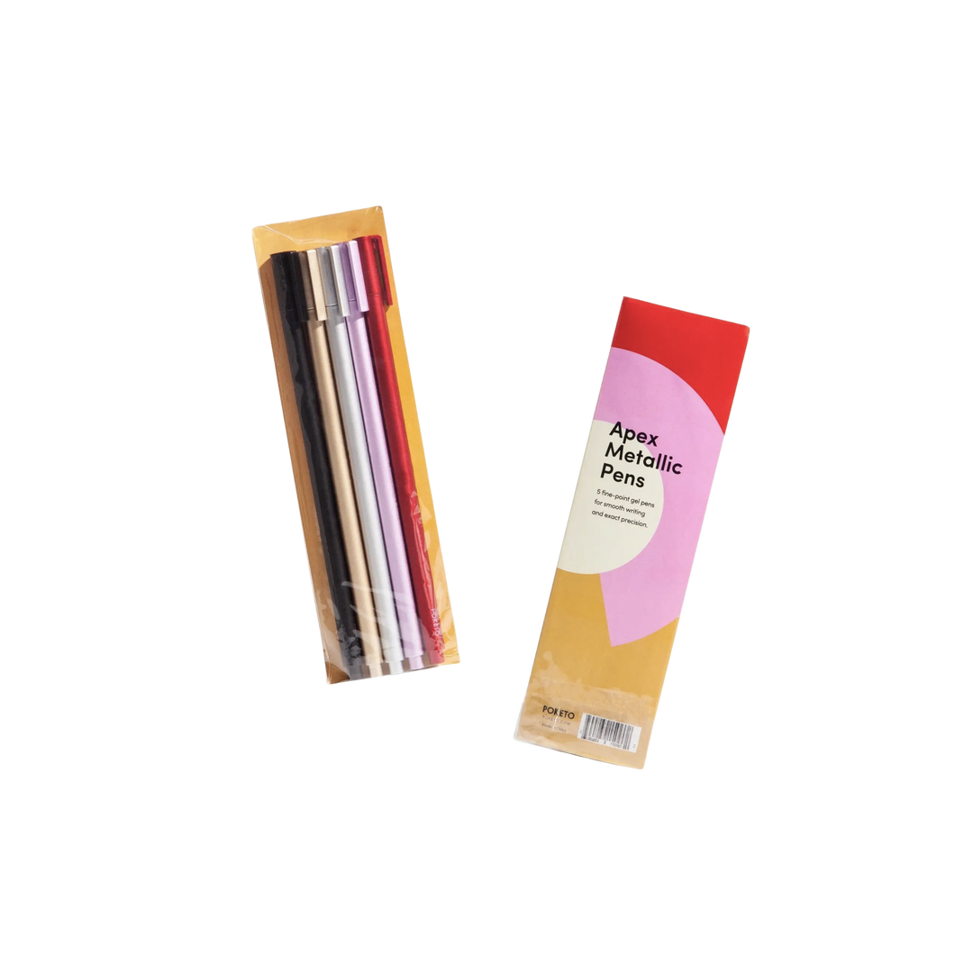 Apex Pens Pack in Metallic