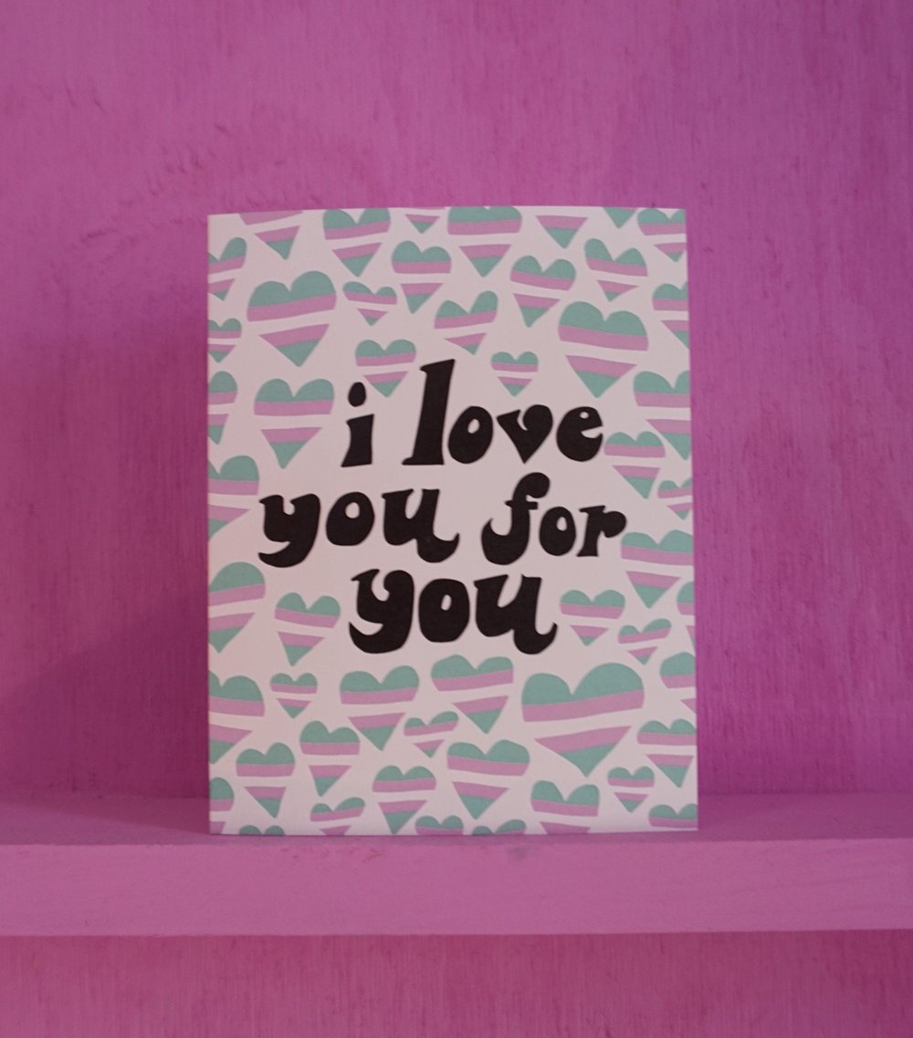 I Love You Trans - Greeting Card