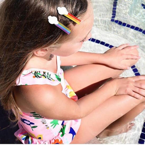 Rainbow Hair Clips