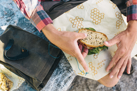 Sandwich Wrap in Honeycomb Print Bee's Wrap