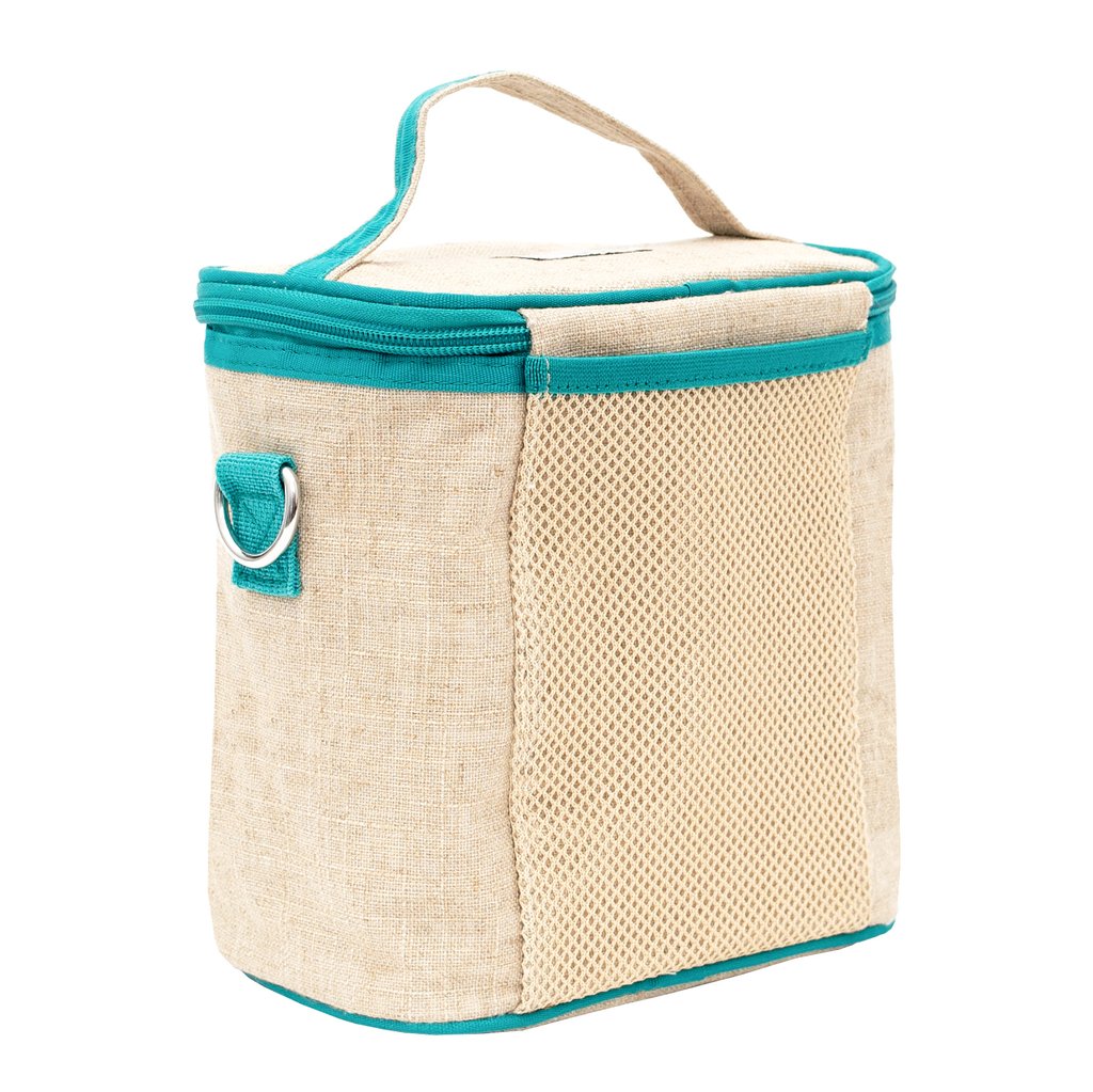 Teal Narwhal Small Cooler Bag