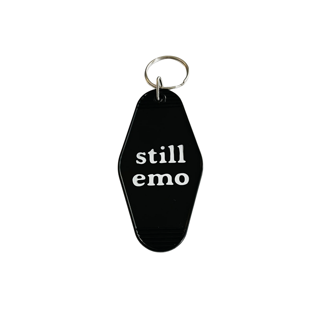 Still Emo Retro Motel Keychain