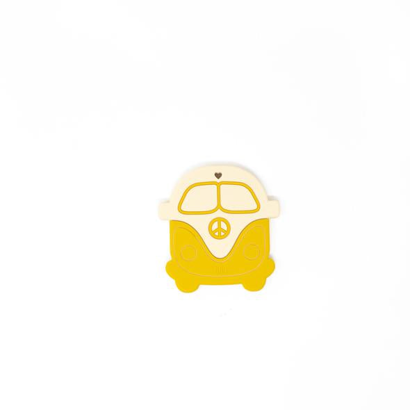 Vintage Peace Bus Silicone Teether