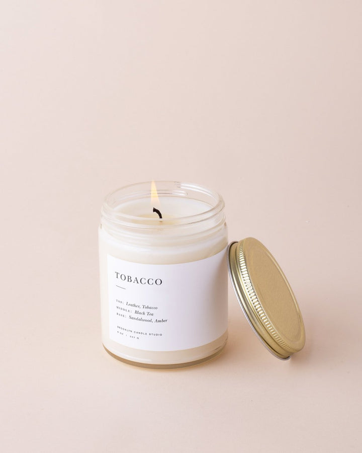 Tobacco Minimalist Candle 8oz