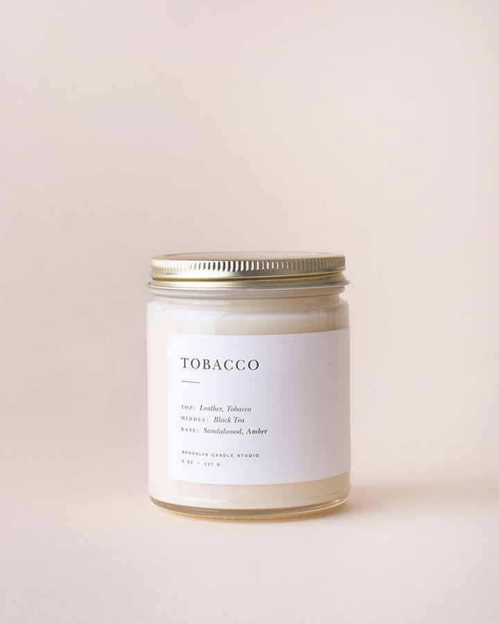 Tobacco Minimalist Candle 8oz
