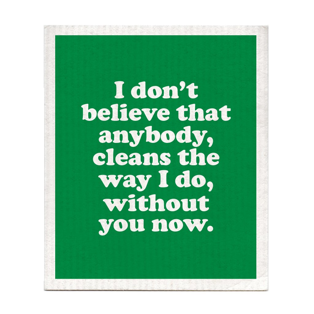 I Don't Believe That Dishcloth